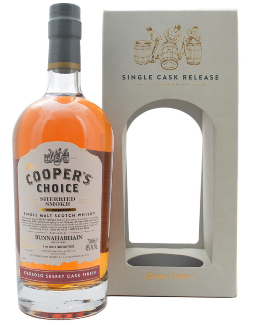 Bunnahabhain-Sherried-Smoke-Coopers-choice-oloroso-sherry-cask-finish-abv46