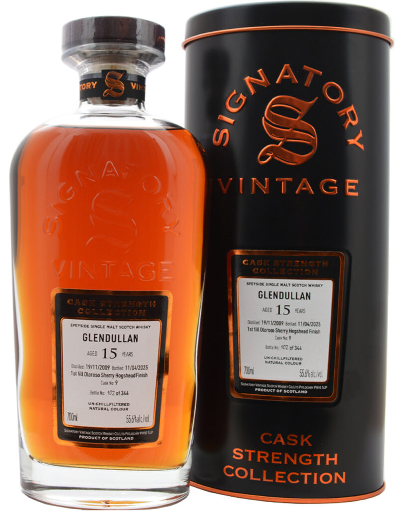 Glendullan 2009/2025 Signatory Vintage 15 år Speyside Single Malt Scotch Whisky 70 cl 55,6%