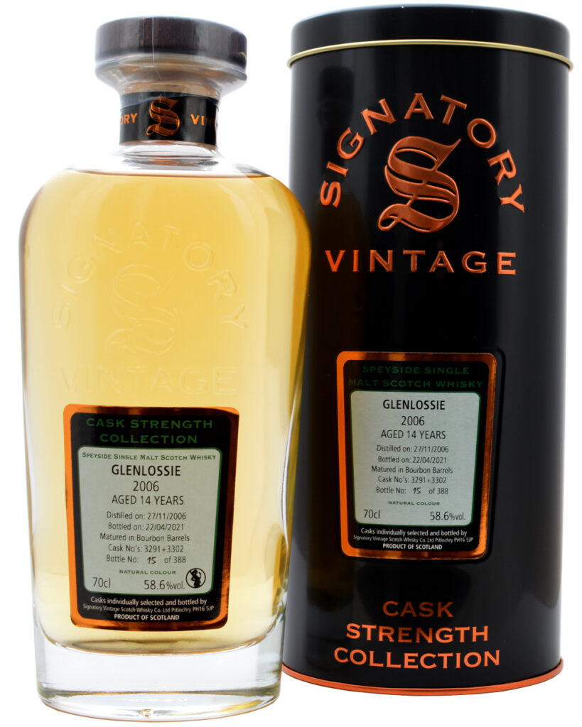 Glenlossie 14 år Signatory Cask Strength Collection Single Malt Scotch Whisky 58,6%