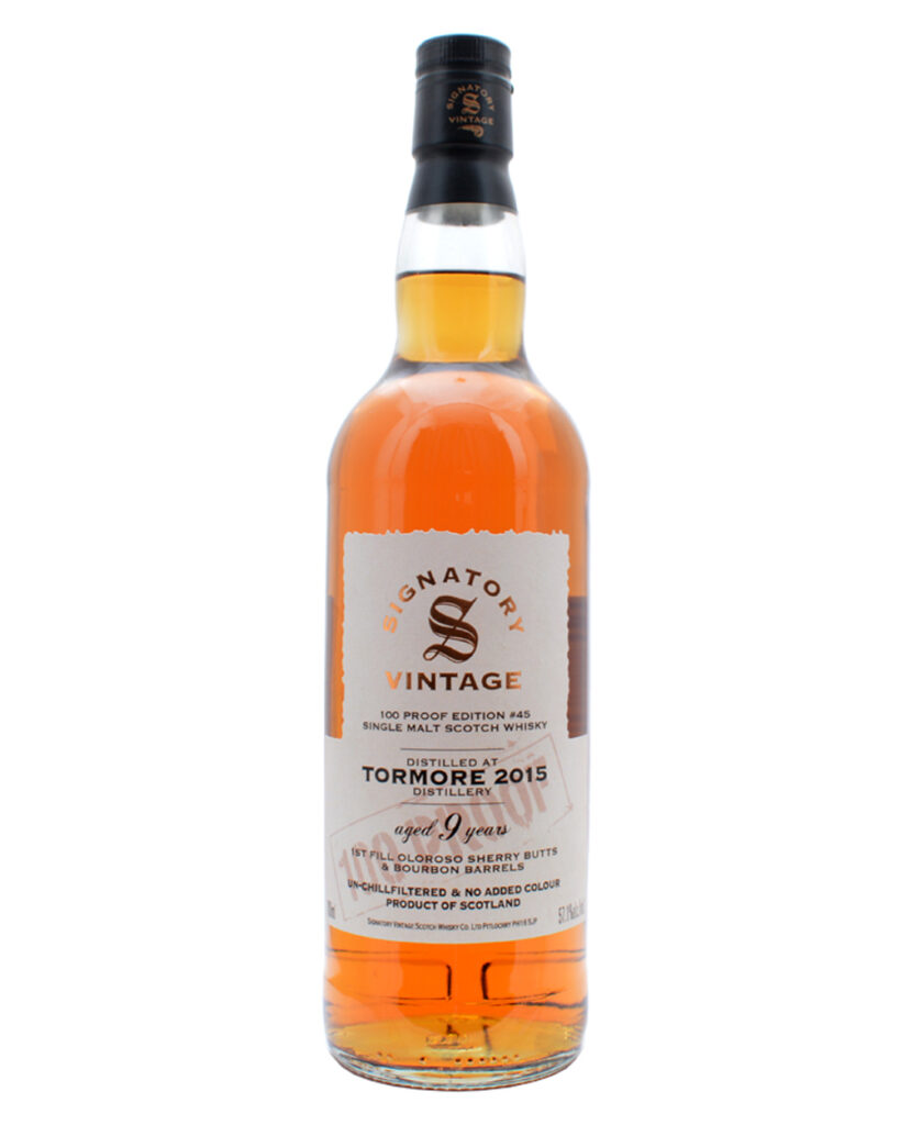 Tormore 2015/2025 Signatory Vintage 9 år 100 Proof Edition #45 Single Malt Scotch Whisky 57,1%